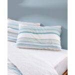 Madame Coco Sorel Çift Kişilik %100 Pamuk Ranforce Baskılı Nevresim Takımı - Turkuaz - Görsel 4