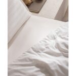 Madame Coco Melicia Tek Kişilik Pamuklu Çizgili Saten Nevresim Takımı - Ekru - Görsel 4