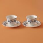 Bella Maison Bleu Blanc 2'li Kahve Fincanı Seti Mavi (90 cc)