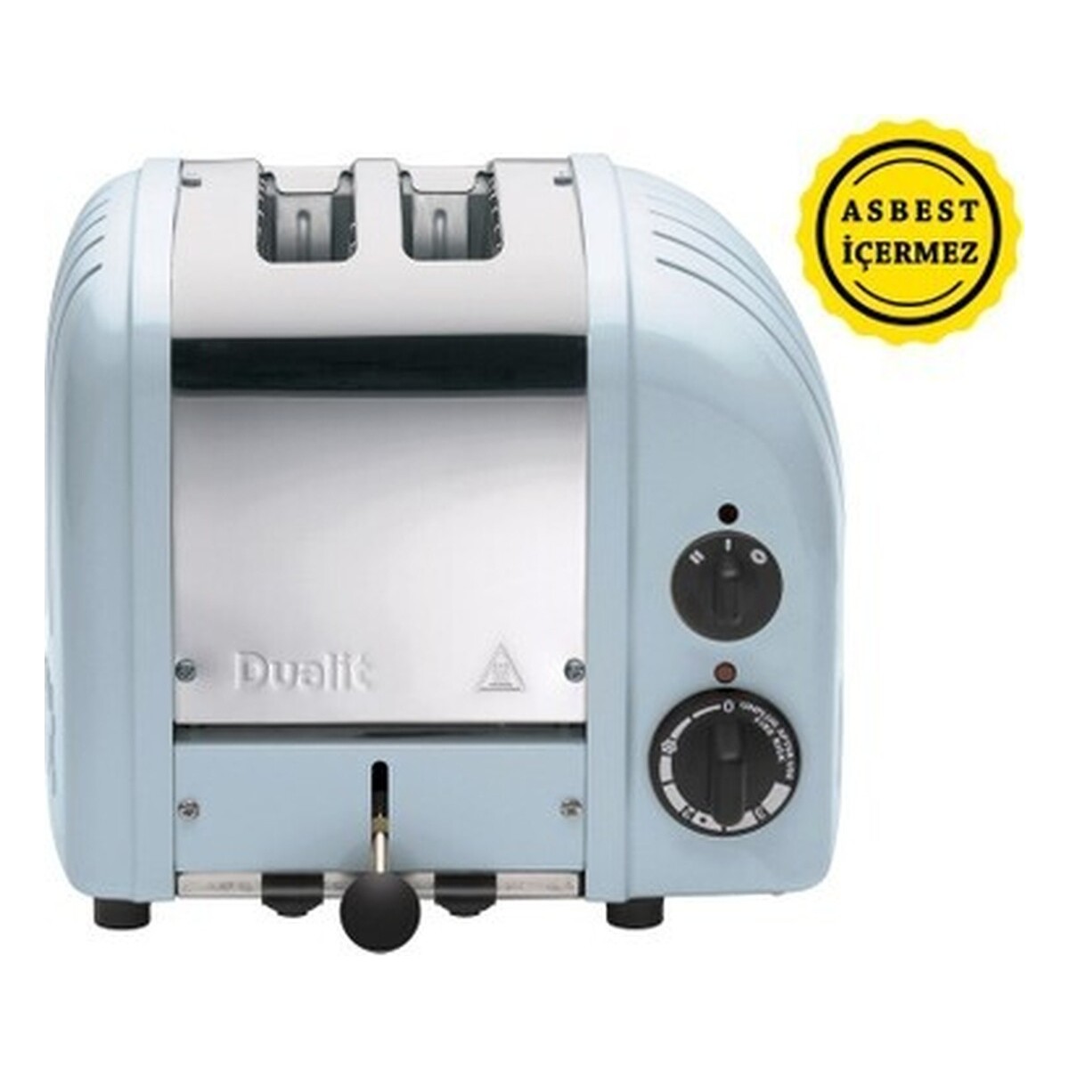 110000983025713.jpg Dualit 27036 Classic 2 Hazneli Ekmek Kızartma Buzul Mavi - Görsel 1