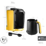 Karaca Hatır Otomatik Su Alma Hazneli Türk Kahve Makinesi Pineapple Yellow - Görsel 2