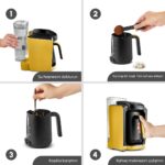 Karaca Hatır Otomatik Su Alma Hazneli Türk Kahve Makinesi Pineapple Yellow - Görsel 5