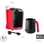 Karaca Hatır Otomatik Su Alma Hazneli Türk Kahve Makinesi Imperial Red - Görsel 2