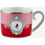 Pip Studio Love Birds Kırmızı Porselen Kahve Fincanı 125 ml - Görsel 4
