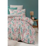 My Story Lastikli Çarşaflı Çift Kişilik Nevresim Takımı Lemon Red - Görsel 2