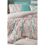 My Story Lastikli Çarşaflı Çift Kişilik Nevresim Takımı Lemon Red - Görsel 3