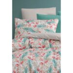 My Story Lastikli Çarşaflı Çift Kişilik Nevresim Takımı Lemon Red - Görsel 4