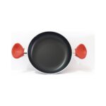 Renkli Çiçekler 22 cm  Desenli Teflon Tava Yumurta Melemen Tavası Pişirme Tava - Görsel 2