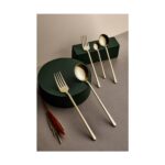 Matmel Moreno Gold Sofralarınıza Şıklık Katacak  30 Parça 6 Kişilik Çatal- Kaşık  Takımı