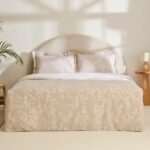 Kaşmir Home Fancy %100 Pamuk Çift Kişilik Nevresim Takımı Bej