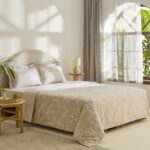 Kaşmir Home Fancy %100 Pamuk Çift Kişilik Nevresim Takımı Bej - Görsel 2