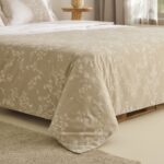 Kaşmir Home Fancy %100 Pamuk Çift Kişilik Nevresim Takımı Bej - Görsel 3