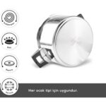 Karaca Burgaz 8 Parça Çelik Tencere Seti - Görsel 4