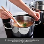 Karaca Burgaz 8 Parça Çelik Tencere Seti - Görsel 5