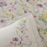 Karaca Home Eliana  Pamuk Çift Kişilik Nevresim Takımı Lila - Görsel 2