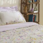 Karaca Home Eliana  Pamuk Çift Kişilik Nevresim Takımı Lila - Görsel 5