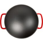 Sürel Döküm Demir Wok Tava - 35 Cm - Görsel 3