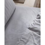 Madame Coco Amelia Tek Kişilik Pamuklu Armürlü Nevresim Takımı - Gri - Görsel 4