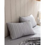 Madame Coco Amelia Tek Kişilik Pamuklu Armürlü Nevresim Takımı - Gri - Görsel 5