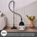 Karaca Vantuz Action Force X10 899 Watt Toz Torbasız Elektrikli Süpürge White