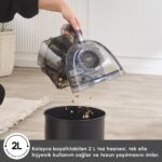 Karaca Vantuz Action Force X10 899 Watt Toz Torbasız Elektrikli Süpürge Black - Görsel 5