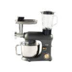 Yui M200 Multi-Fonksiyonel 3'ü Bir Arada Döküm Gövde Stand Mikser Kıyma Setli ve Blender Özellikli 1800W Gri Gold