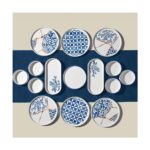 Nehir Azure 6 Kişilik 15 Parça Seramik Kahvaltı Takımı