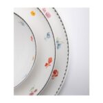 Maxx Doria Rosa Black Garden 6 Kişilik 29 Parça Yemek Takımı PA2063 - Görsel 2