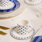 Tulu Porselen Elis Kahve Takımı 12 Parça