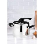 Teknotrust Silver Trend 8 Litre Klasik Düdüklü Tencere Siyah