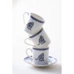 Acar Pars 6 Kişilik Porselen Kahve Fincanı Takımı – 90 ml