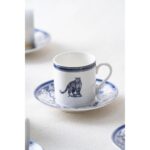 Acar Pars 6 Kişilik Porselen Kahve Fincanı Takımı – 90 ml - Görsel 2