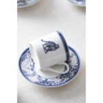 Acar Pars 6 Kişilik Porselen Kahve Fincanı Takımı – 90 ml - Görsel 4