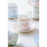 Acar Sakura 6 Kişilik Porselen Kahve Fincanı Takımı – 90 ml - Görsel 3
