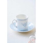 Acar Sakura 6 Kişilik Porselen Kahve Fincanı Takımı – 90 ml - Görsel 4