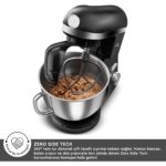Karaca Mastermaid Chef Pro Çift Kollu Stand Mikser Shiny Black 1750 W - Görsel 4