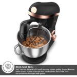 Karaca Mastermaid Chef Pro Çift Kollu Stand Mikser Matte Black Copper 1750 W - Görsel 4