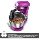 Karaca Mastermaid Chef Pro Çift Kollu Stand Mikser Fushia Love 1750W - Görsel 4