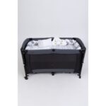 Bebemin Dünyası Maral Örgülü Park Beşik Uyku Seti Gri