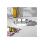 Nehir Silver Çelik Italyan Omlet Sahan 18 cm Kapaksız