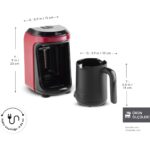 Karaca Hatır Hüps Sütlü Türk Kahve Makinesi Kırmızı - Görsel 2