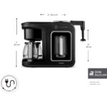 Karaca Hatır Plus Barista 6 In 1 Latte Cappucino ve Közde Türk Kahvesi Makinesi Black Silver - Görsel 2