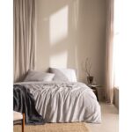 Madame Coco Orpen Tek Kişilik %100 Pamuk Coco Crep Baskılı Nevresim Takımı - Gri