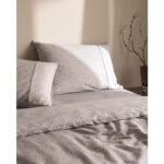 Madame Coco Orpen Tek Kişilik %100 Pamuk Coco Crep Baskılı Nevresim Takımı - Gri - Görsel 3