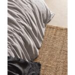 Madame Coco Orpen Tek Kişilik %100 Pamuk Coco Crep Baskılı Nevresim Takımı - Gri - Görsel 5