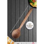 Montesev Doğal Ceviz Ağacı Ahşap Tahta Kaşık Spatula Seti Ağaç Kaşık (3 Lü Set) Mnt6 - Görsel 3