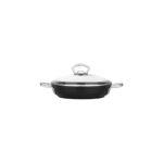 Nehir Titanium Siyah 20 Cm Kapaklı Sahan - Görsel 2