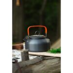 Chavin Metal 800 ml Kulplu Çelik Kamp ve Piknik Çaydanlığı Su Isıtma Demlik CIN938 - Görsel 2