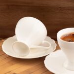 Porsima 11917 Emery 12 Parça Porselen Türk Kahvesi Fincan Takımı 100 ml - Görsel 3