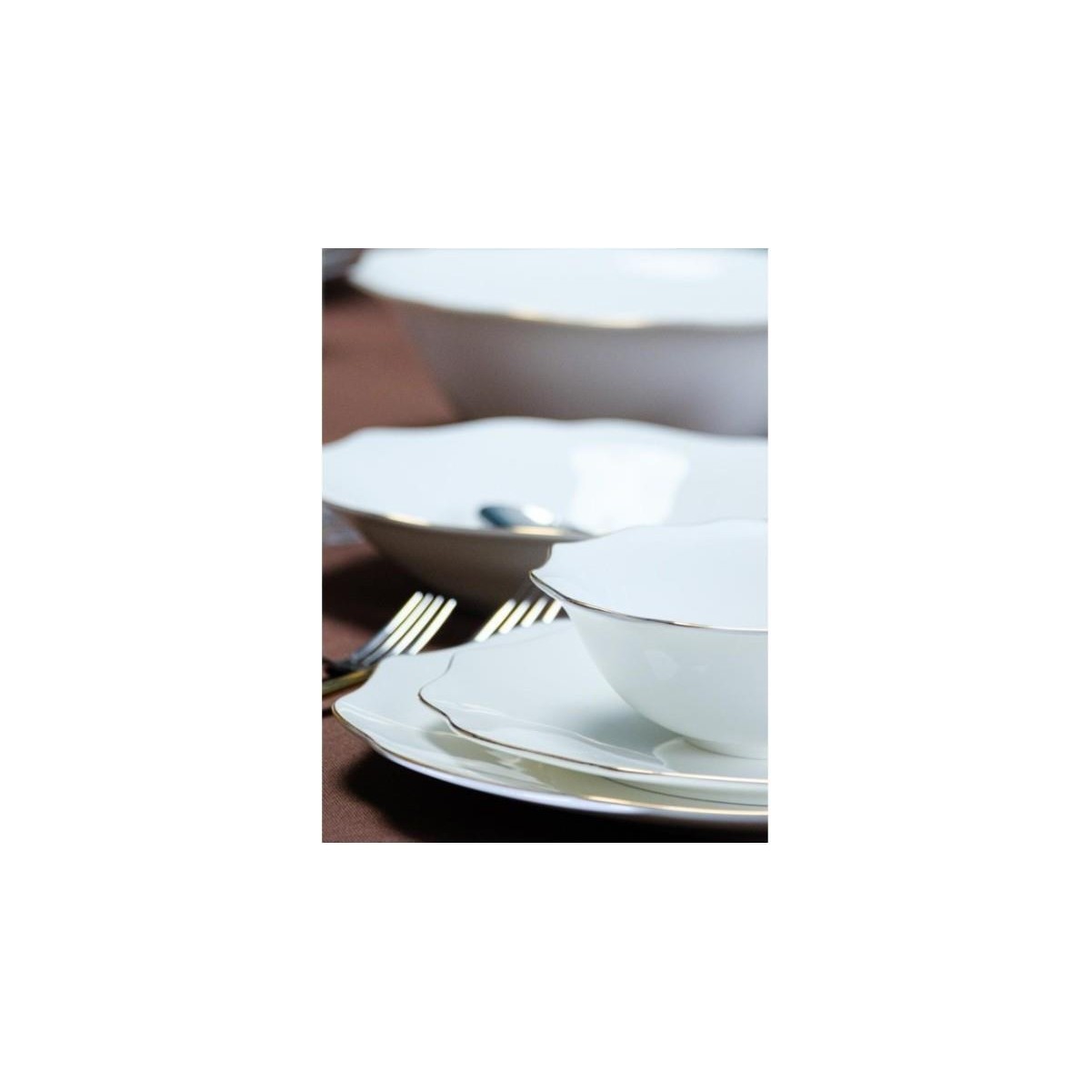 110000998248312.jpg Maxx Doria Star Gold 12 Kişilik 60 Parça Yemek Takımı PA2074 - Görsel 1